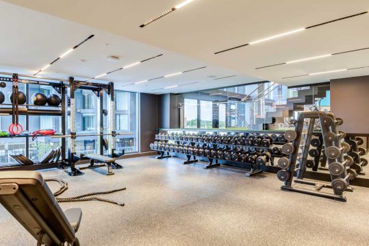 State-of-the-art strength and cardio equipment 
