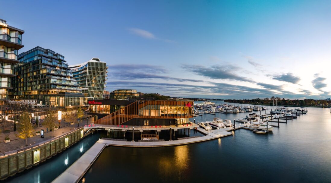 The Wharf's mile-long stretch along the water comes to life with dining, shopping and enterainment options
