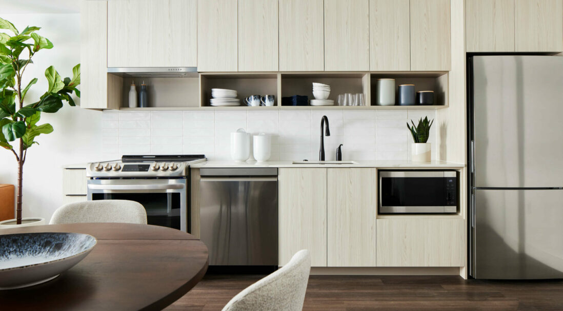 Chef-inspired kitchens welcome your culinary imagination.