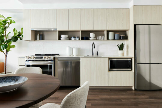 Chef-inspired kitchens welcome your culinary imagination.